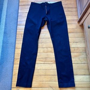 J. Crew Cotton stretch chinos navy blue 30x32 slim fit 484